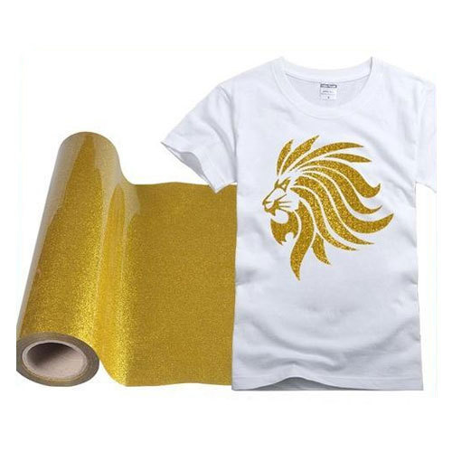Rute Siesta udslæt Glitter Gold |T-Shirt Vinyl | Price- 20″X 1meter – MS ORDER